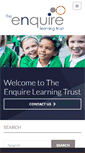 Mobile Screenshot of enquirelearningtrust.org